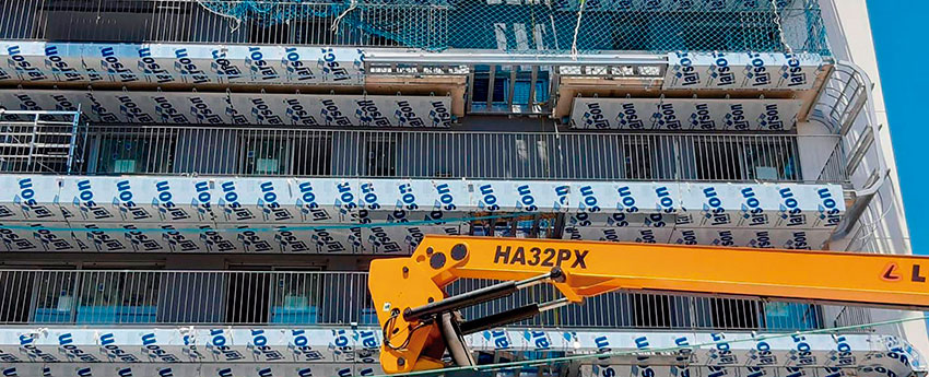 Instaladores de fachadas ventiladas de panel composite de aluminio ALUCOIL en Córdoba
