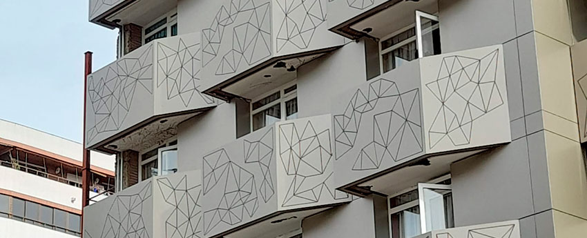 Instaladores de fachadas ventiladas de panel composite de aluminio ALUCOIL en Toledo